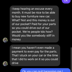 Ray's Services Unlimited - The harassment I received after calling saying I couldn't make a payment!!!!