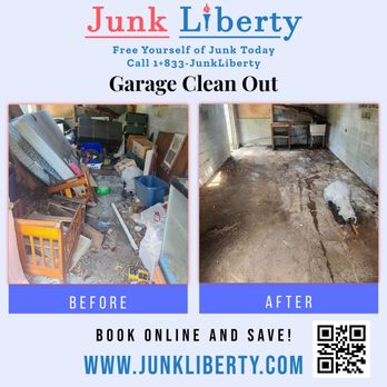 Junk Liberty - Reclaim your garage! - Junk Removal & Hauling Near Me