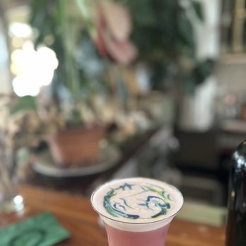 The Rendez-Vous - The Picasso hand painted cocktail - New American Near Me - Oakland, California The Rendez-Vous - The Picasso hand painted cocktail - New American Near Me - Oakland, California