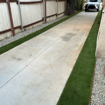 Optimum Artificial Grass Installations - After - so clean and beautiful, I've gotten so many comments on how beautiful my grass is (but it's actually Ed's turf!) - Artificial Turf Near Me Optimum Artificial Grass Installations - After - so clean and beautiful, I've gotten so many comments on how beautiful my grass is (but it's actually Ed's turf!) - Artificial Turf Near Me