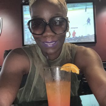Just Wing It - Sittin chill with a cool Mai Tai. Thank you Jamie you serve us girl today - New American Near Me - Bakersfield, California