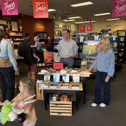 The Parable - Recent book signing with local authors. This is a photo of Andrew Roth, his wife and their beautiful display!