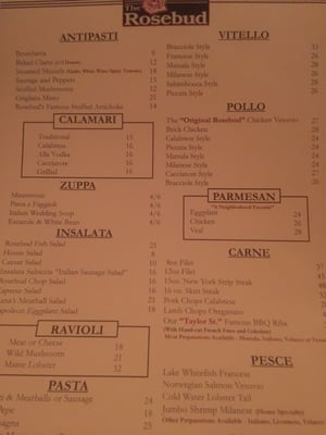 Menu photo 7 Rosebud Chicago, IL