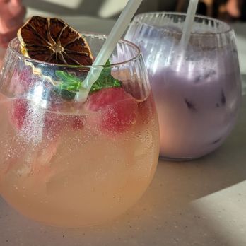 Koast - Tropical mule and ube horchata - these were yummy - Seafood Near Me - Kihei, Hawaii Koast - Tropical mule and ube horchata - these were yummy - Seafood Near Me - Kihei, Hawaii