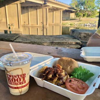 Twisted Root Burger - Frito chili burger and peanut butter shake - Burgers Near Me - San Angelo, Texas Twisted Root Burger - Frito chili burger and peanut butter shake - Burgers Near Me - San Angelo, Texas