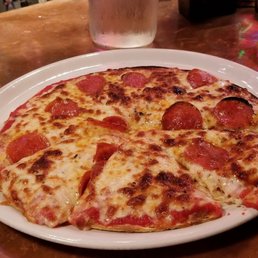 Pepperoni pizza. It was nostalgic. Felt like I was back in middle school eating this pizza (this version was a tad bit better)