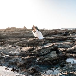 Beach wedding photos