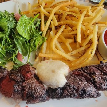Scarlet Oak Tavern - Hanger Steak and Frites - $27 as of 2/22 - New American Near Me - Hingham, Massachusetts