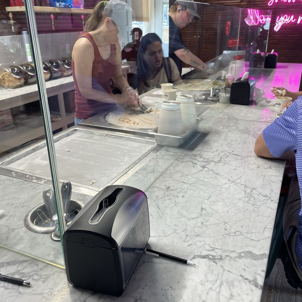 Cordray Drug Store - Making the ice cream. - Ice Cream & Frozen Yogurt Near Me - Galveston, Texas