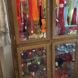 Swung glass collection.