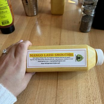 Depth N Green - MANGO LASSI SMOOTHIE - Indian Near Me - Cambridge, Massachusetts