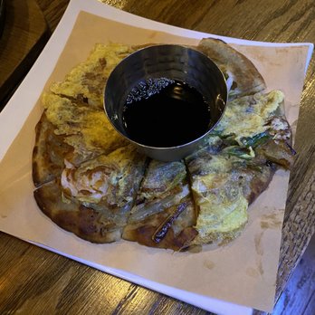 The Jin - Shrimp scallion pancakes - Korean Near Me - New York, New York The Jin - Shrimp scallion pancakes - Korean Near Me - New York, New York