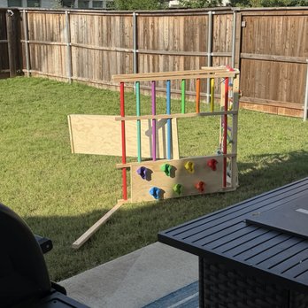 Wildcat Movers - Dallas - Monkey bars left like this because they left the hardware behind and could not reassemble it to stand it up - Movers Near Me - Dallas, Texas Wildcat Movers - Dallas - Monkey bars left like this because they left the hardware behind and could not reassemble it to stand it up - Movers Near Me - Dallas, Texas
