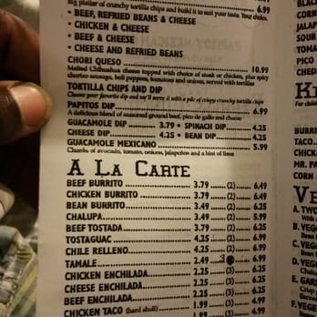 Papitos - Menu - Mexican Near Me - Hattiesburg, Mississippi