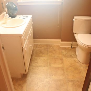 Cutting Edge Stencils - Before are my yucky linoleum floors!!! - Home Decor Near Me - Ramsey, New Jersey