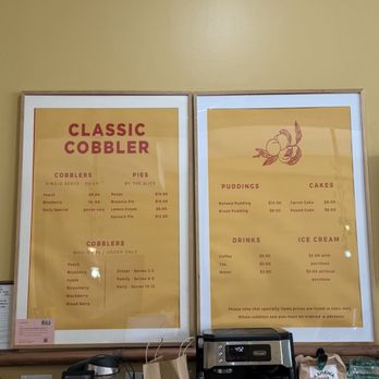 Classic Cobbler Cafe - menu 5/2026 - Bakeries Near Me - Chicago, Illinois
