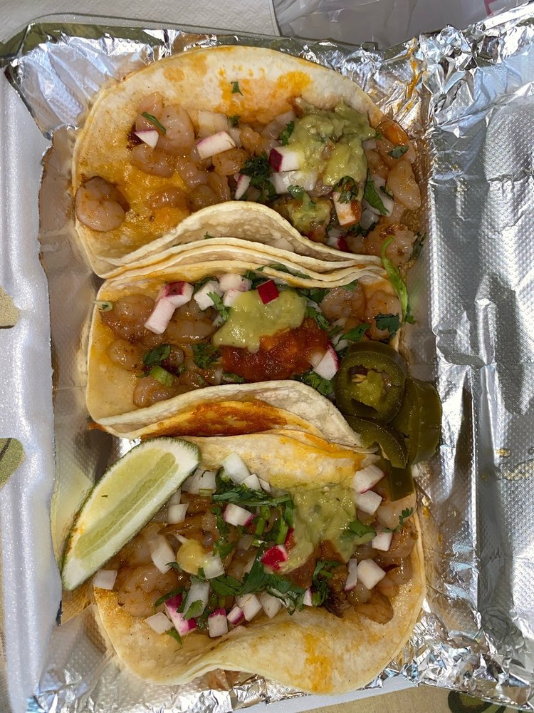 Food from Coliseum Tacos