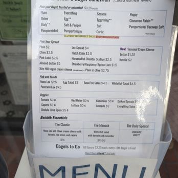 Boichik Bagels - Menu - Bagels Near Me - San Francisco, California Boichik Bagels - Menu - Bagels Near Me - San Francisco, California