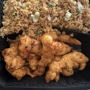 The Wok - Salt & pepper chicken with fried rice - Chinese Near Me - Sacramento, California