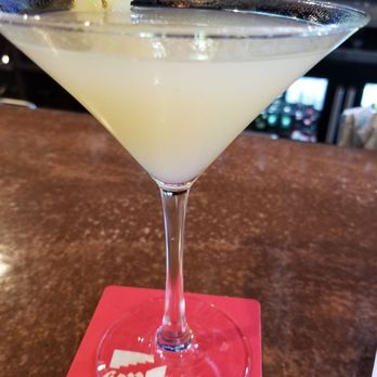 Burger Bar Chicago - Great lemon pear martini...and steakhouse burger with sweet potato fries - Burgers Near Me - Chicago, Illinois