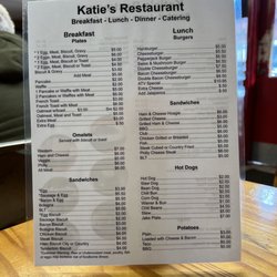 Katie's Carry Out and Catering - Menu