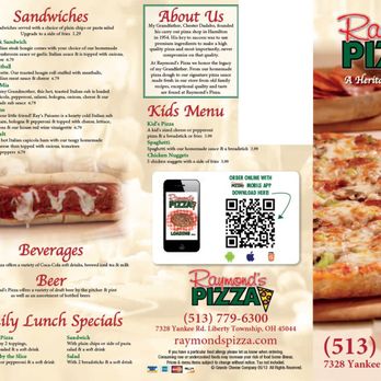 Raymond's Pizza - Menu - Pizza Near Me - Liberty Township, Ohio Raymond's Pizza - Menu - Pizza Near Me - Liberty Township, Ohio