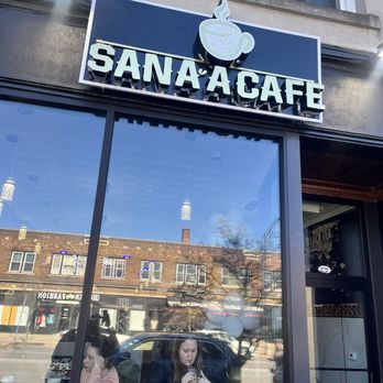 Sana’a Cafe - the reflection of a building in the window - Coffee & Tea Near Me - Buffalo, New York Sana’a Cafe - the reflection of a building in the window - Coffee & Tea Near Me - Buffalo, New York
