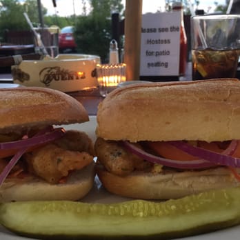 Leaf Cigar Bar - Shrimp po boy sandwich - Cigar Bars Near Me - Easton, Pennsylvania