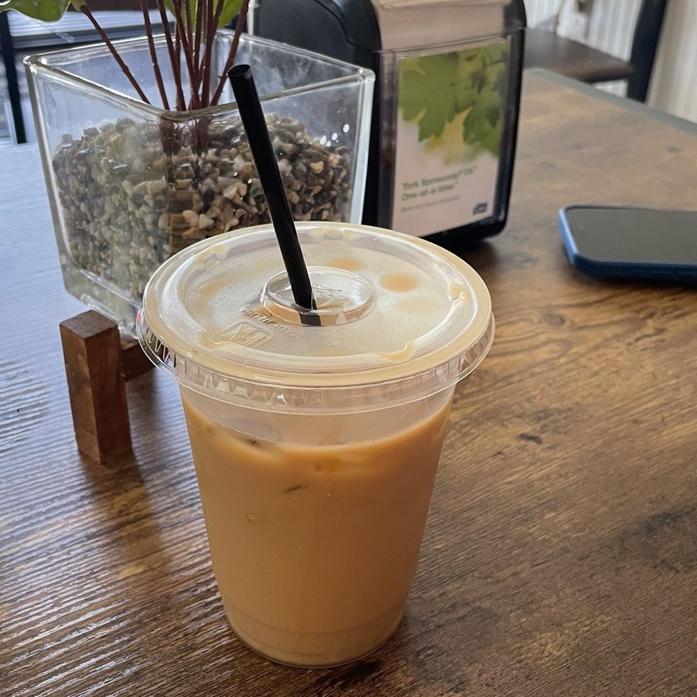F-ing Bagels - Iced coffee with vanilla syrup and oat milk - Coffee & Tea Near Me - Islamorada, Florida F-ing Bagels - Iced coffee with vanilla syrup and oat milk - Coffee & Tea Near Me - Islamorada, Florida