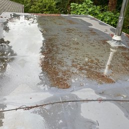 Notice flat part in with no pool - thats original construction - the pool is over the new repairs by PW!