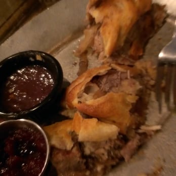 Cornish Pasty - My husband, destroying his Pilgrim - British Near Me - Mesa, Arizona