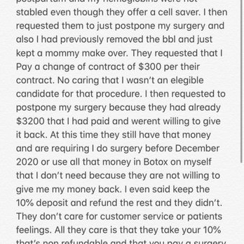 Mia Aesthetics - Part 2 and 3 of experience in this horrible place - Plastic Surgeons Near Me - Miami, Florida Mia Aesthetics - Part 2 and 3 of experience in this horrible place - Plastic Surgeons Near Me - Miami, Florida