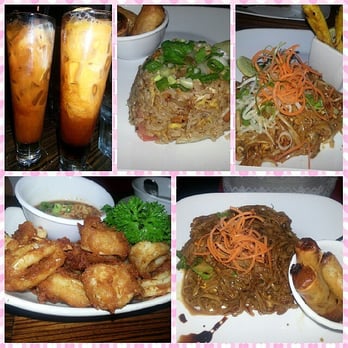 Klong - thai icedtea, roasted cashewnut fried rice w/ spring roll, pad thai w/ chicken satay, fried calamari, pad see euw w/ spring roll - Thai Near Me - New York, New York Klong - thai icedtea, roasted cashewnut fried rice w/ spring roll, pad thai w/ chicken satay, fried calamari, pad see euw w/ spring roll - Thai Near Me - New York, New York