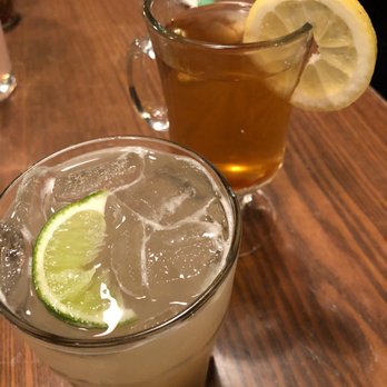 Fat Olives - Italian Margarita, Warm Cider (It has an actual name on the cocktail menu, it's just not available online and I can't remember it.) - Pizza Near Me - Flagstaff, Arizona