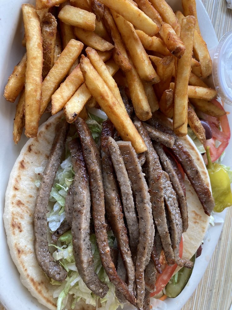 Food from Tigers Pizza and Subs
