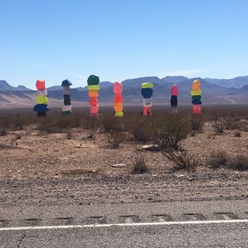 Seven Magic Mountains - Public Art Near Me - Las Vegas, Nevada Seven Magic Mountains - Public Art Near Me - Las Vegas, Nevada