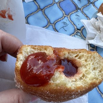 Tex Drive In - Guava filled Malasada - Fast Food Near Me - Honokaa, Hawaii Tex Drive In - Guava filled Malasada - Fast Food Near Me - Honokaa, Hawaii