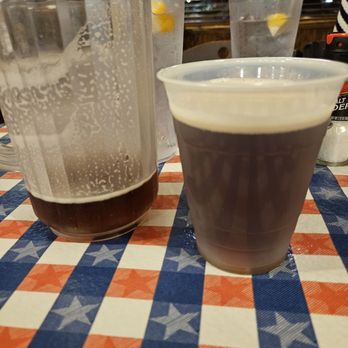 T-Bone Tom's - Half pitcher shiner bock - Barbeque Near Me - Kemah, Texas T-Bone Tom's - Half pitcher shiner bock - Barbeque Near Me - Kemah, Texas