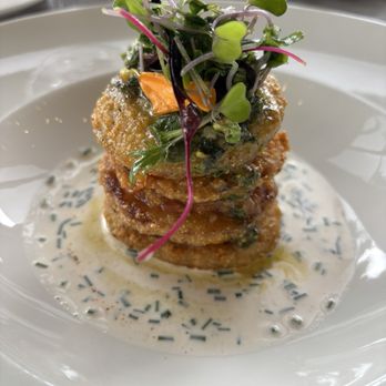 Porch Cafe - Green fried tomatoes - New American Near Me - Galveston, Texas Porch Cafe - Green fried tomatoes - New American Near Me - Galveston, Texas