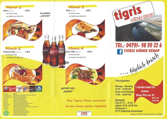 Menu photo 1 Tigris Döner Osterholz-Scharmbeck, NI