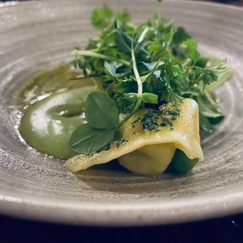 Trokay - Tortellini with spring peas and sunflower seed pesto - New American Near Me - Truckee, California