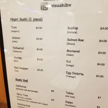 @Sushi - Menu - Sushi Bars Near Me - Honolulu, Hawaii @Sushi - Menu - Sushi Bars Near Me - Honolulu, Hawaii