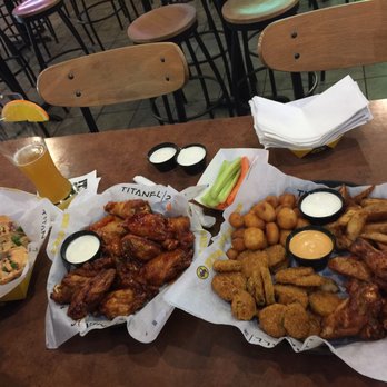 Buffalo Wild Wings - Our spread - Chicken Wings Near Me - Bel Air, Maryland Buffalo Wild Wings - Our spread - Chicken Wings Near Me - Bel Air, Maryland