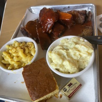 BJ's Nevada Barbecue - Combo platter - Barbeque Near Me - Sparks, Nevada BJ's Nevada Barbecue - Combo platter - Barbeque Near Me - Sparks, Nevada