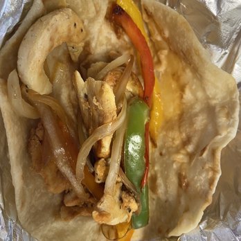 My Breaktime Cafe - Chicken Fajita Taco! - Cafes Near Me - San Antonio, Texas