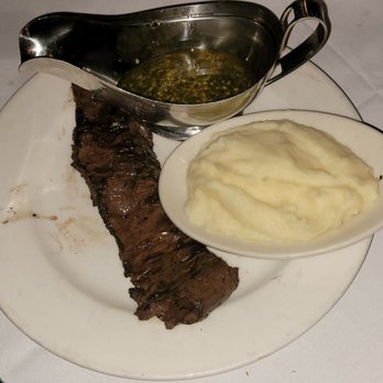 The River Palm Terrace - Skirt Steak with Mash Potatoes - Steakhouses Near Me - Edgewater, New Jersey The River Palm Terrace - Skirt Steak with Mash Potatoes - Steakhouses Near Me - Edgewater, New Jersey