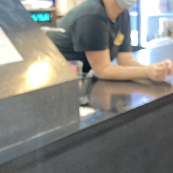 Hibachi Japanese Express - Here is the employee who took out the trash without washing her hands upon arriving back to the carryout station. - Japanese Near Me - Wesley Chapel, Florida