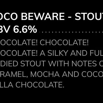Mascot Brewery - Delicious stout in the pic - Breweries Near Me - Toronto, Ontario