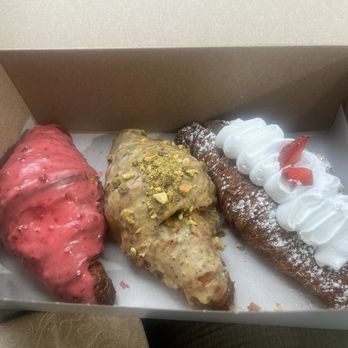 Caffé Capriccio - Cornetto's: Raspberry, pistachio, strawberry - Cafes Near Me - Granger, Indiana