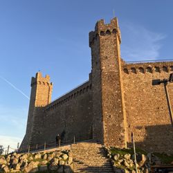 La Fortezza di Montalcino - Beginning of a great sunset.